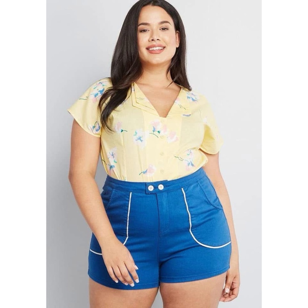 ModCloth Outlined Delight Shorts